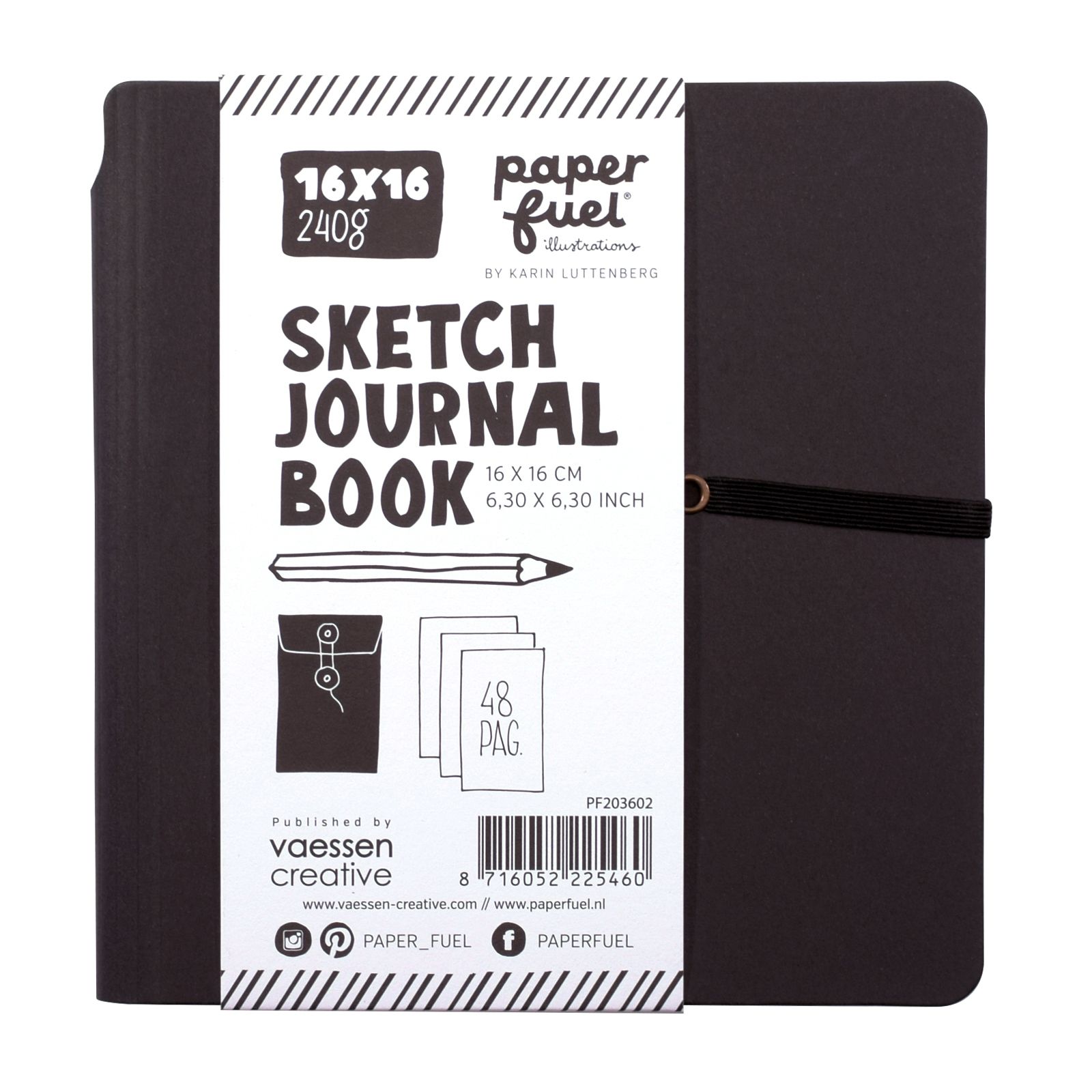 Paperfuel • Journal notebook 16x16cm