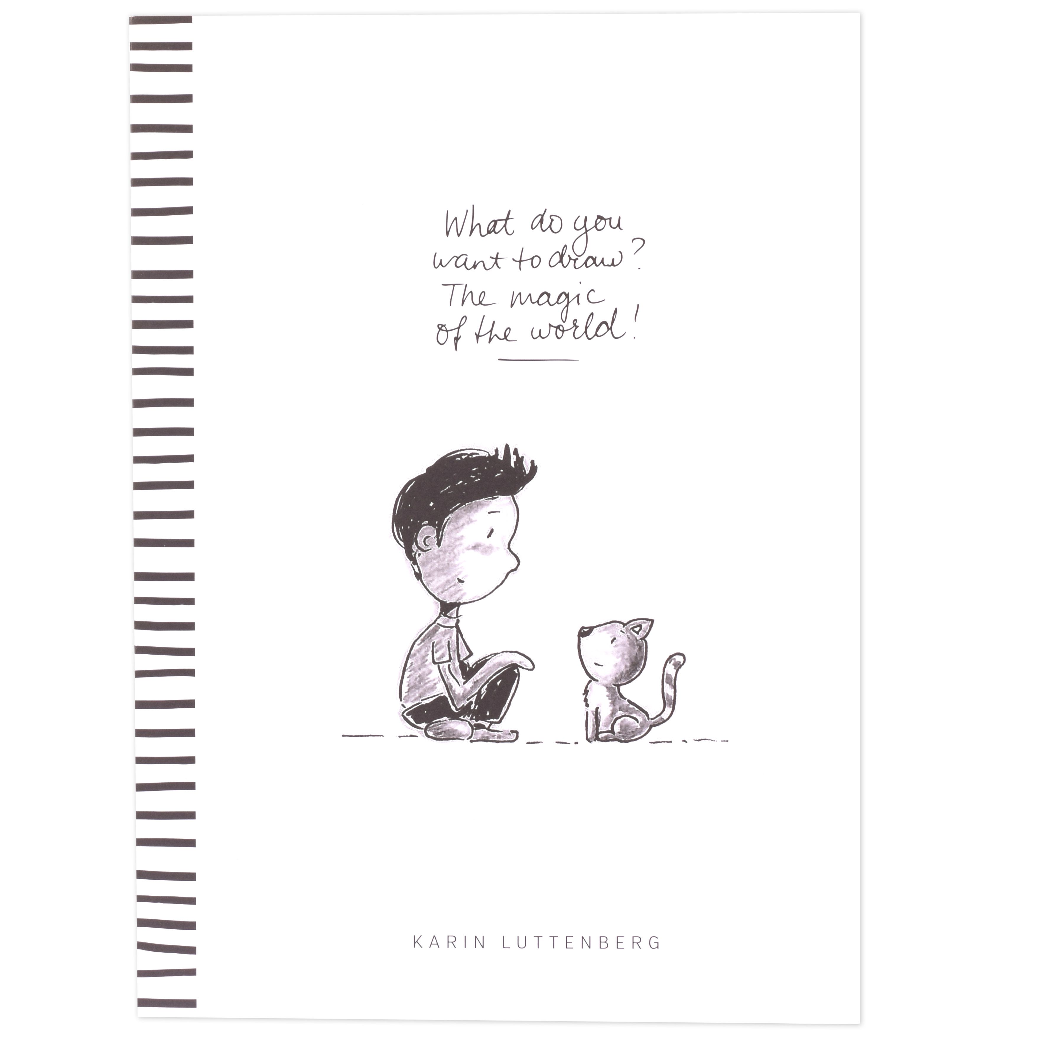 Paperfuel • Cuaderno de Dibujo What Do You Want To Draw? 300g/m² A4 40 hojas