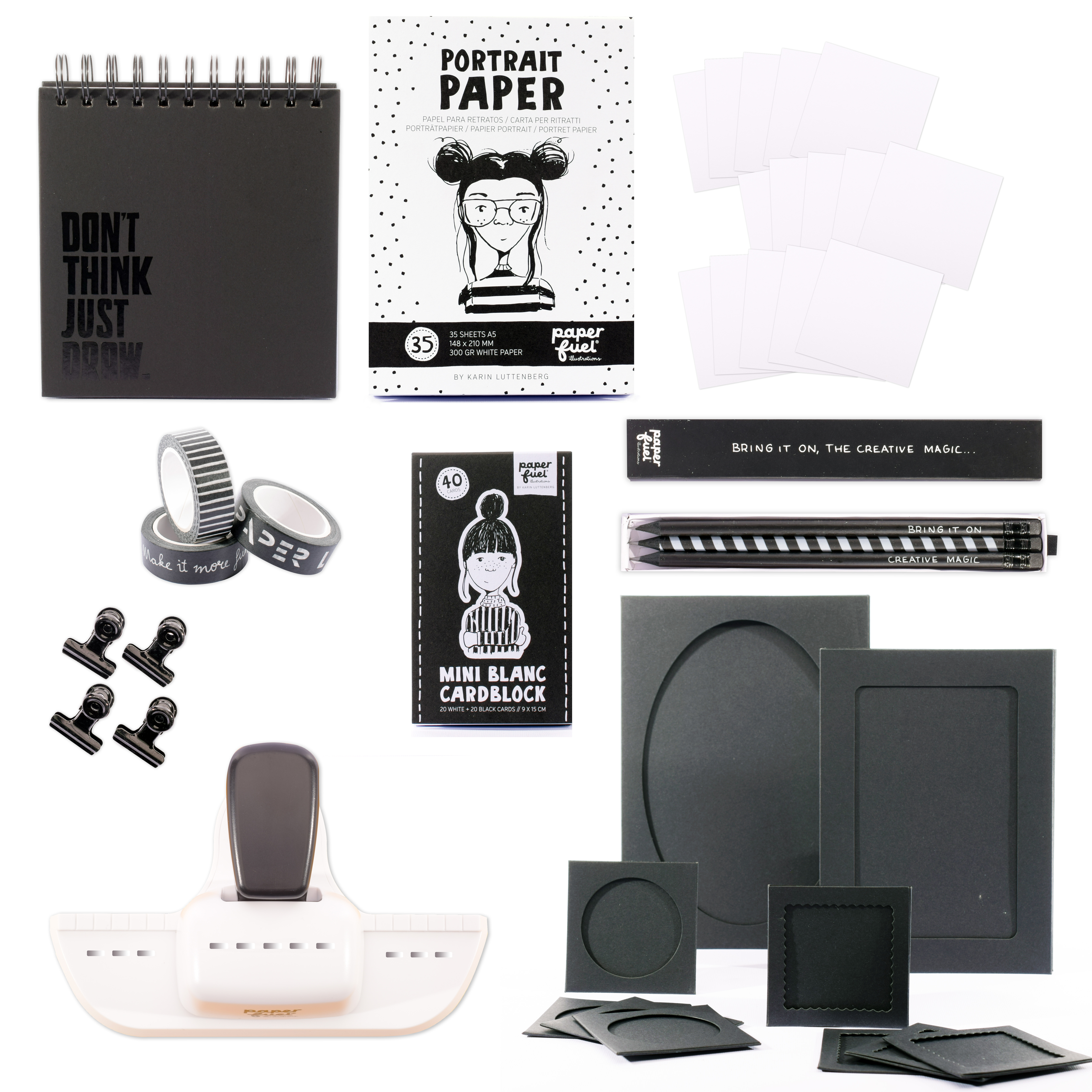 Paperfuel • Kit iniziale Cartoon girls XL