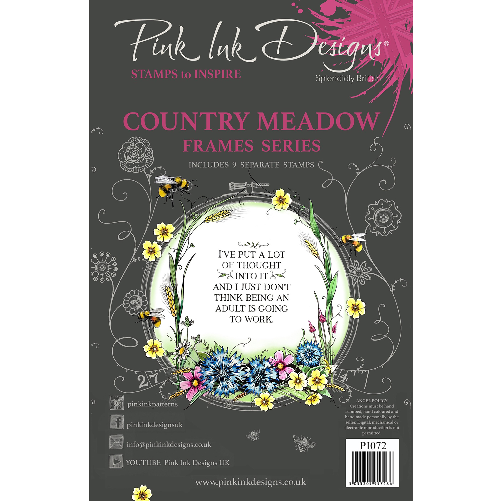 Pink Ink Designs • Sello transparente Country meadow