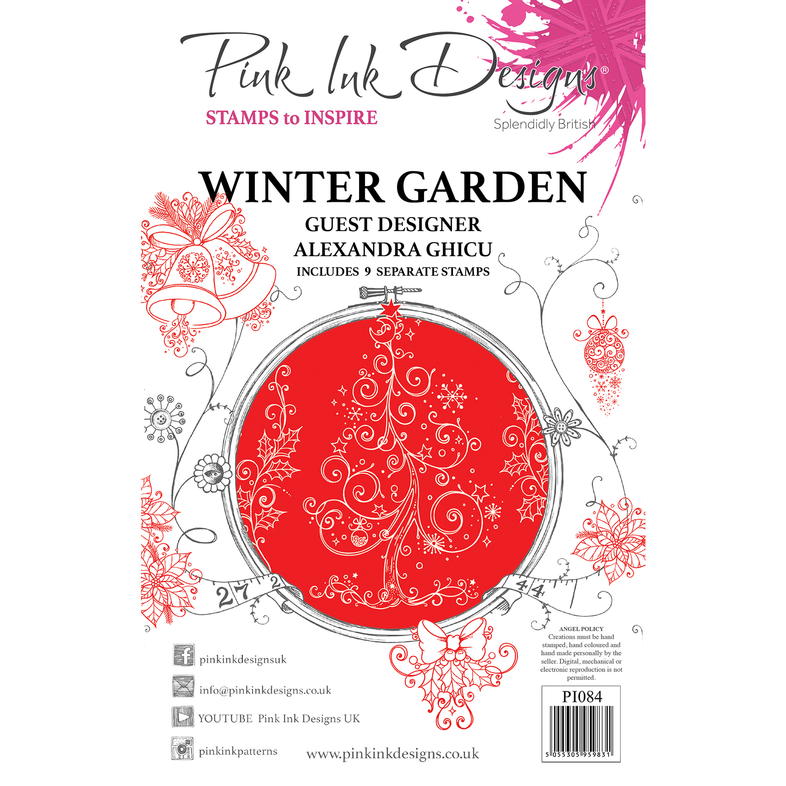 Pink Ink Designs • Sello transparente Winter garden