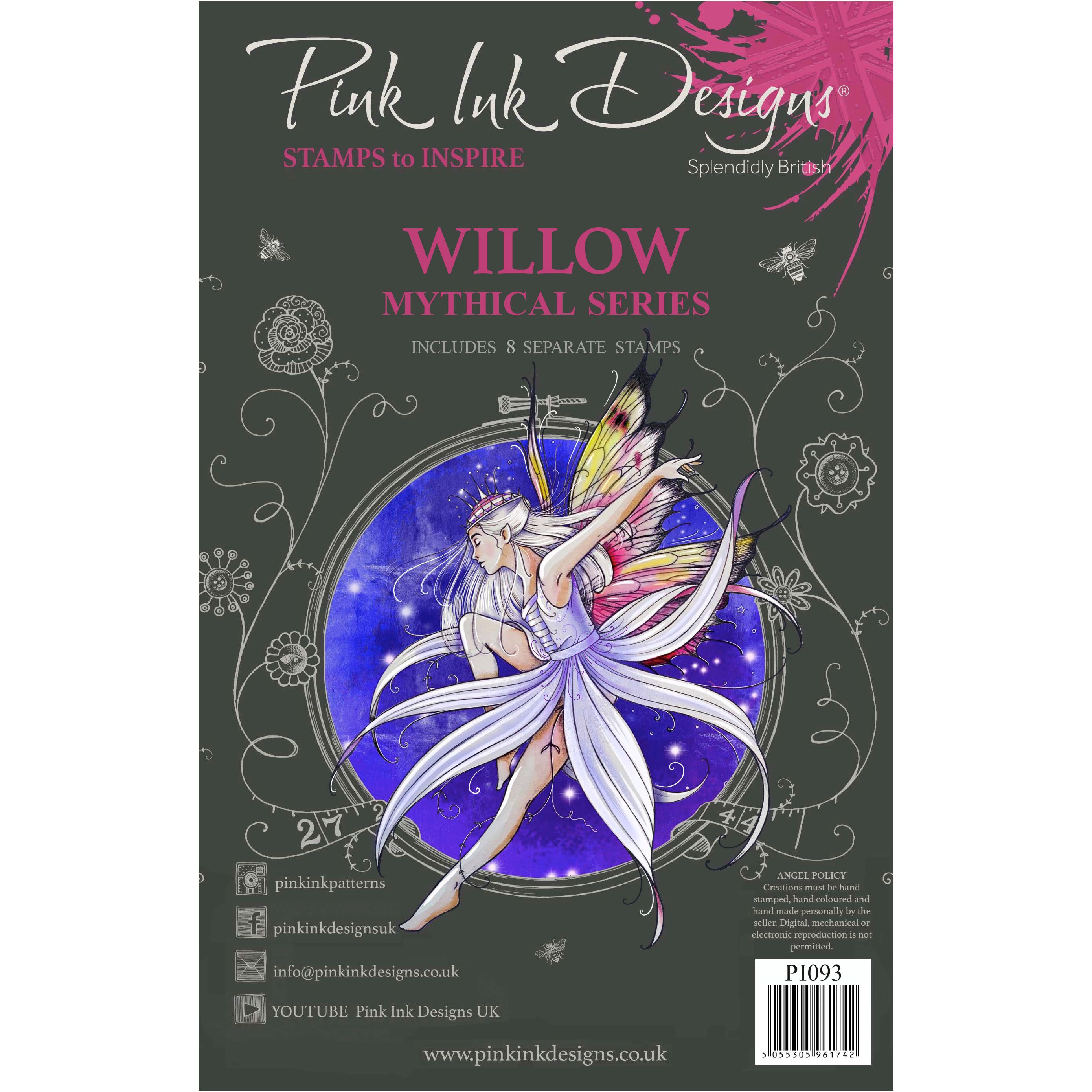 Pink Ink Designs • Timbri in silicone set Willow