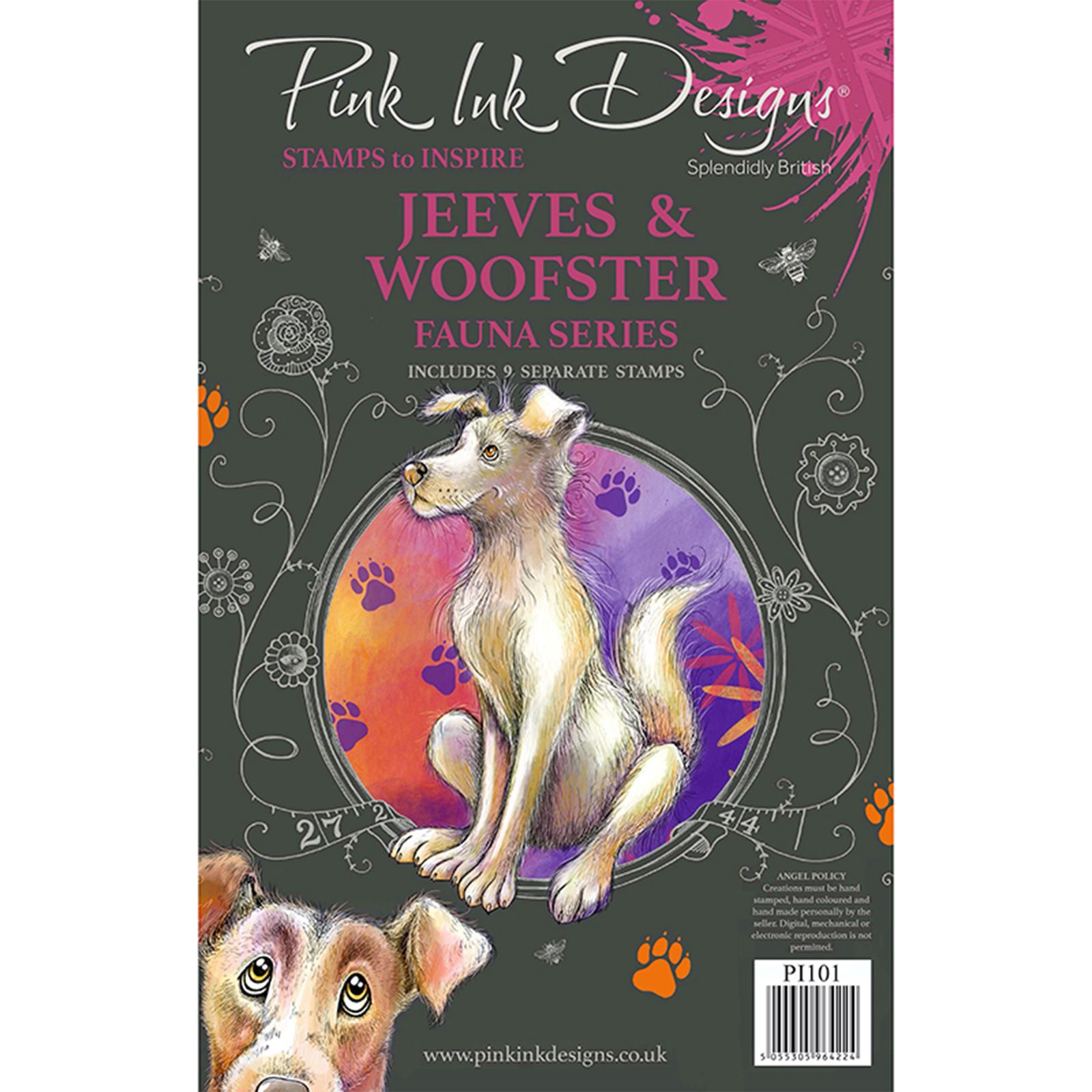 Pink Ink Designs • Conjunto de sello transparente Jeeves & woofster