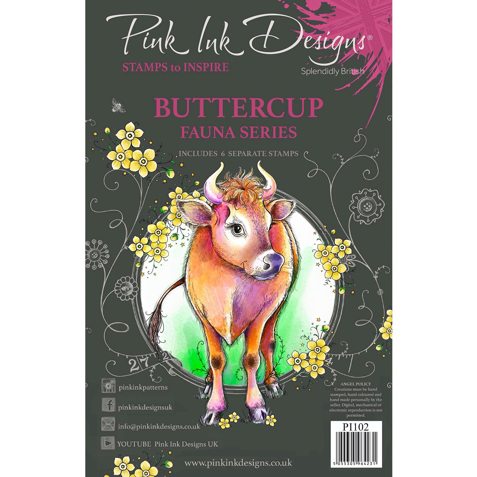 Pink Ink Designs • Timbri in silicone set Buttercup