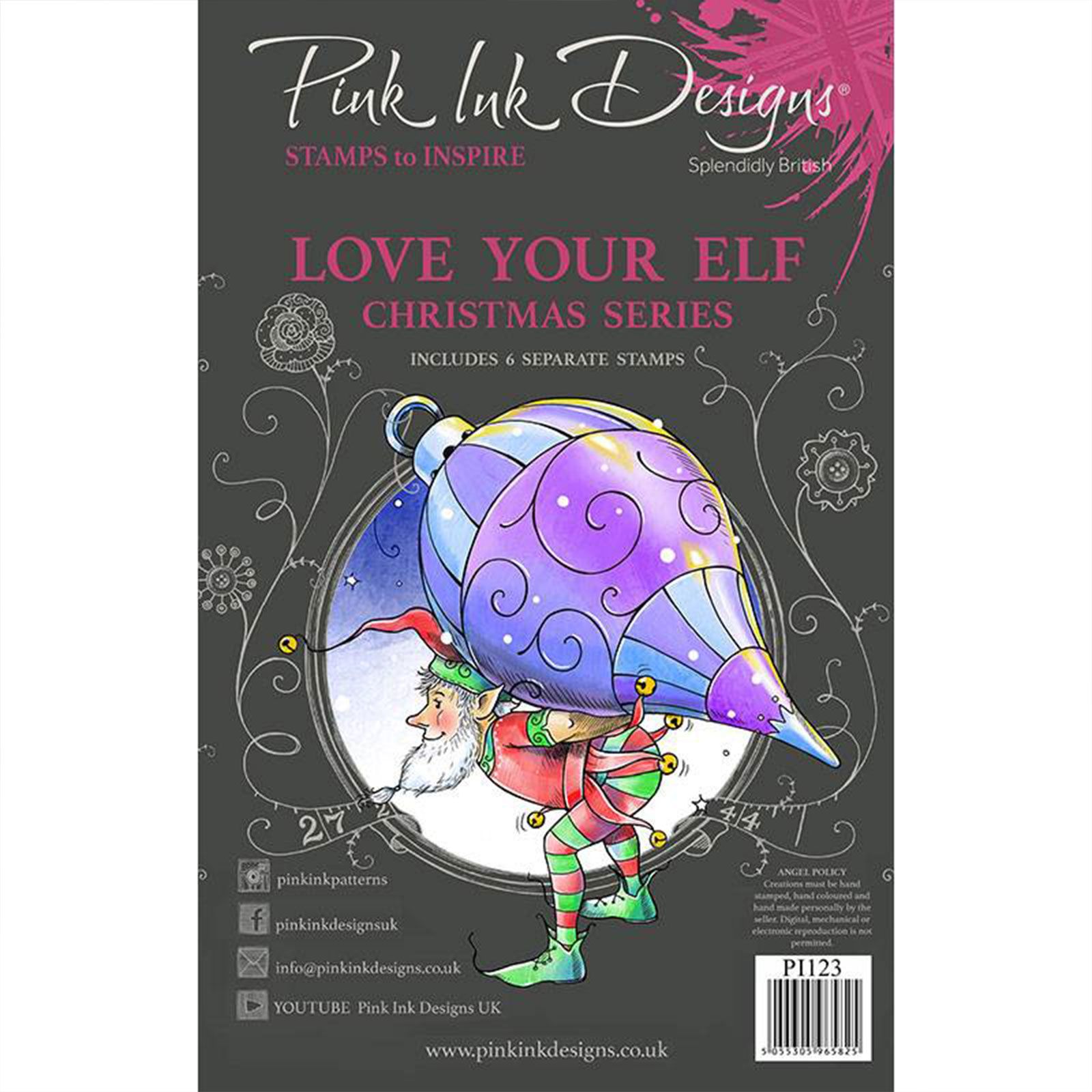 Pink Ink Designs • Tampon transparent Love your elf