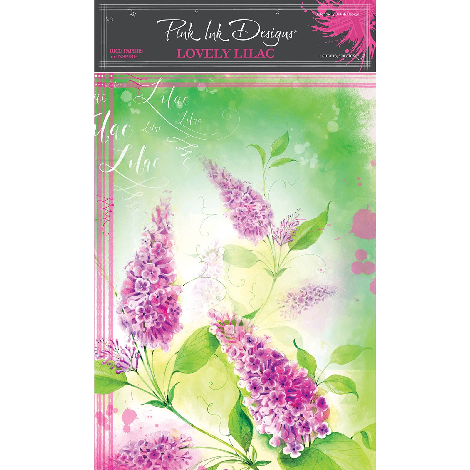 Pink Ink Designs • Rice paper Lovely lilac A4