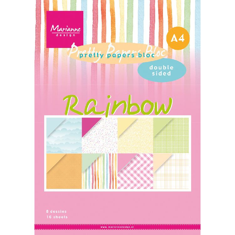 Marianne Design • Paper Pad Regenboog