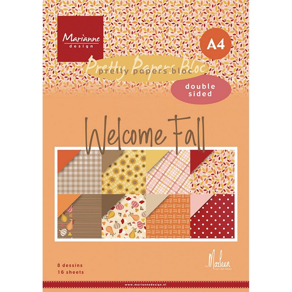 Marianne Design • Paperpad Welcome Fall by Marleen