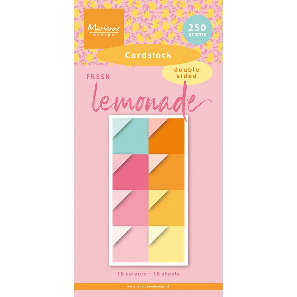 Marianne Design • Cardstock Fresh Lemonade