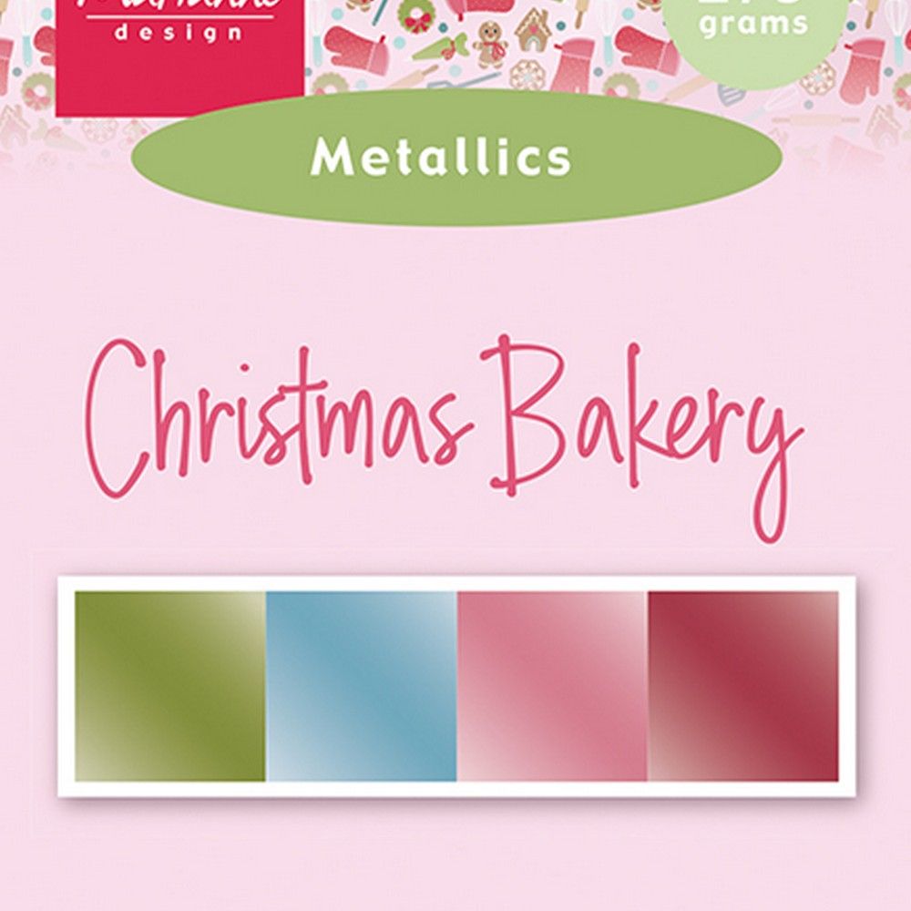 Marianne Design • Paper Pad Metallics Christmas Bakery by Marleen