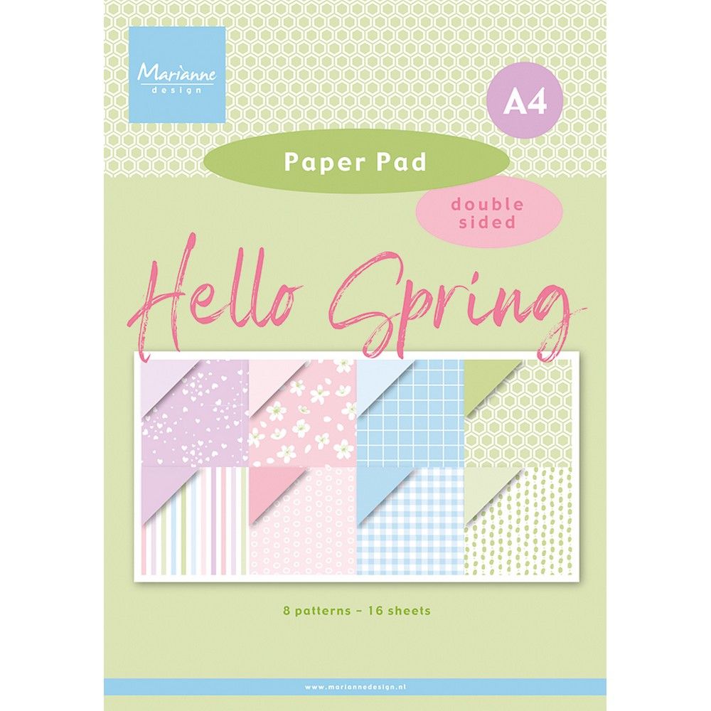 Marianne Design • Paper Pad A4 Hello Spring