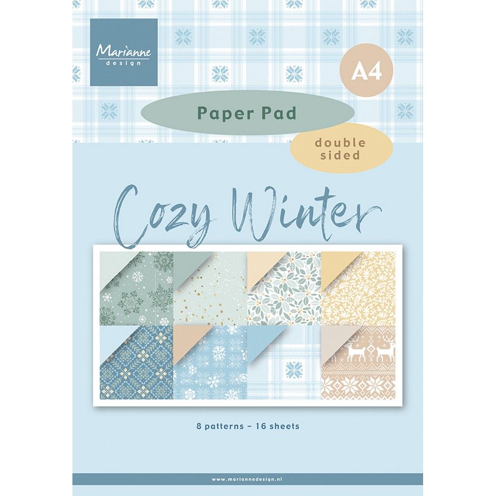 Marianne Design • Paperpad A4 Cozy Winter