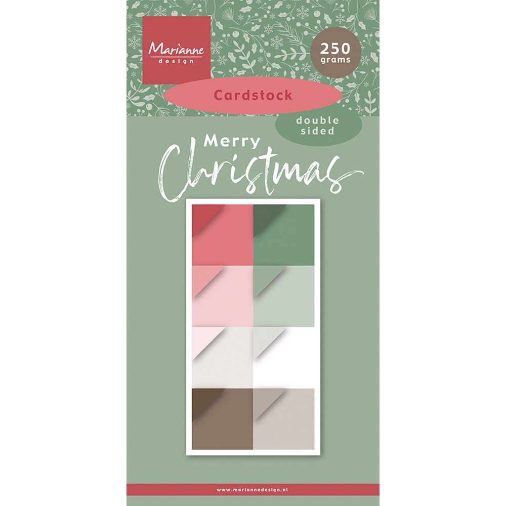 Marianne Design • Cardstock Merry Christmas Cardstock