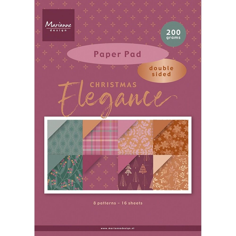 Marianne Design • Paper blocs Christmas Elegance A4