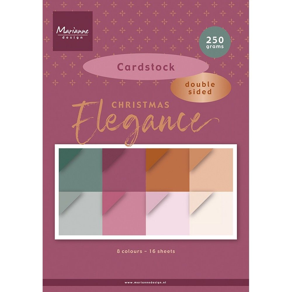 Marianne Design • Paper blocs Christmas Elegance Cardstock A4