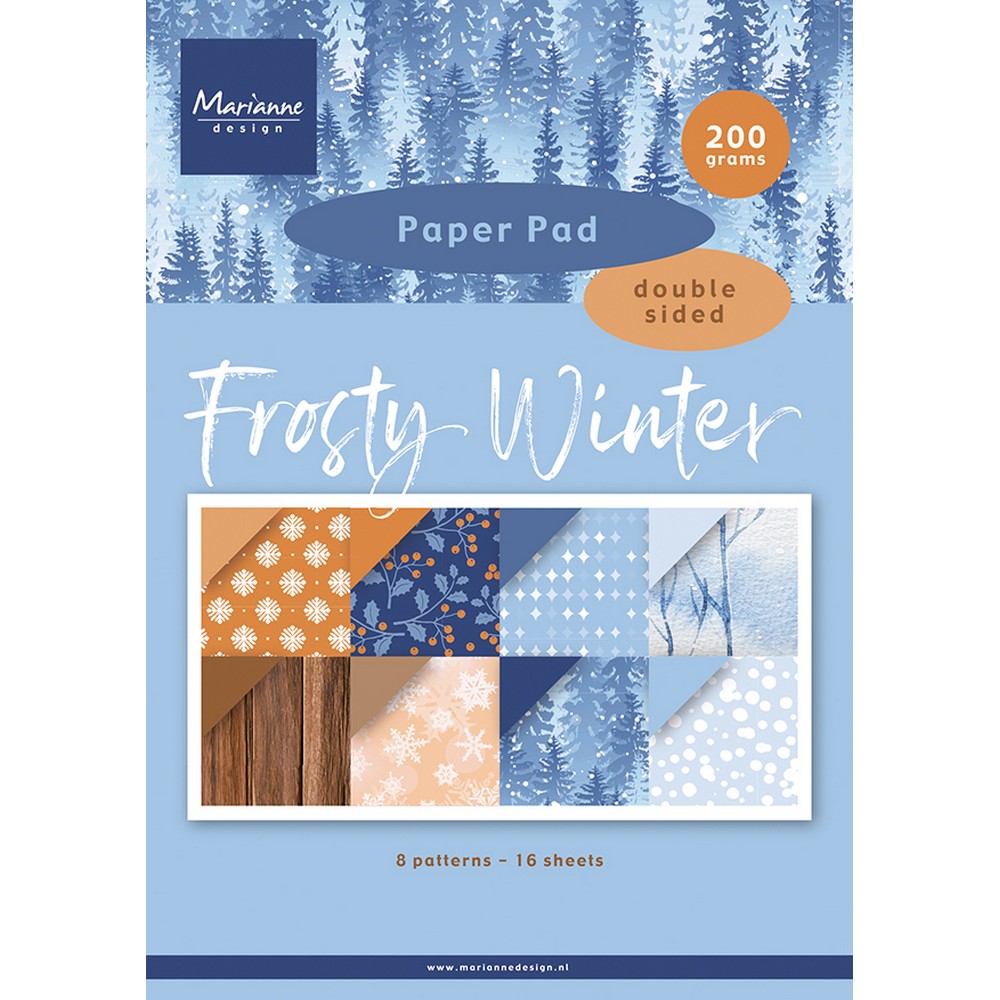 Marianne Design • Blocs Frosty Winter A4 dessin