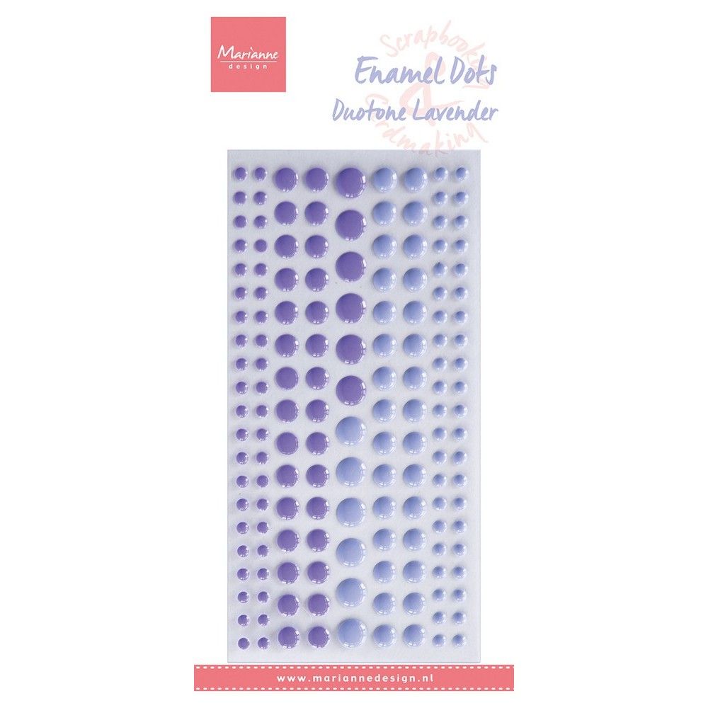 Marianne Design • Decoration Enamel Dots Duotone Lavender