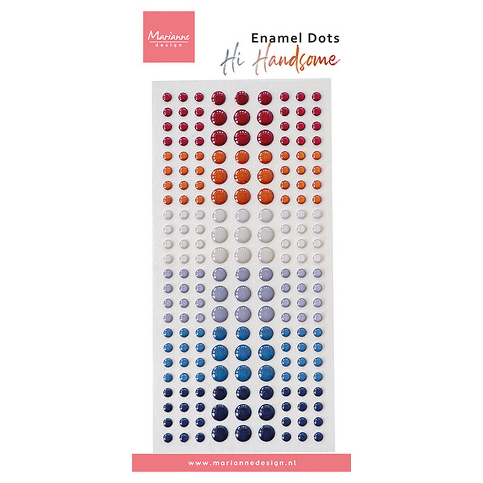 Marianne Design • Enamel Dots Hi Handsome!