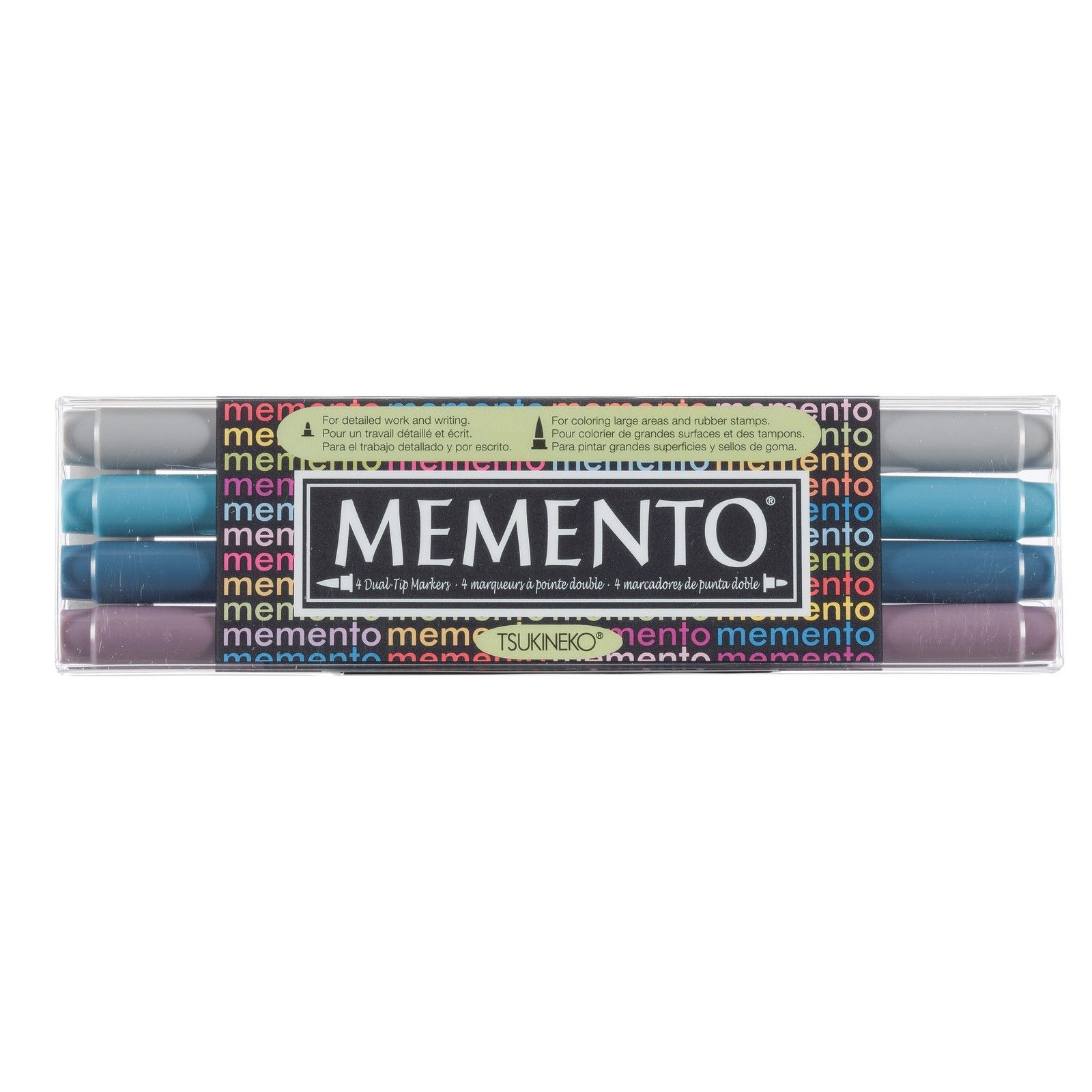 Tsukineko • Memento Markers Dolphin Play 4st.