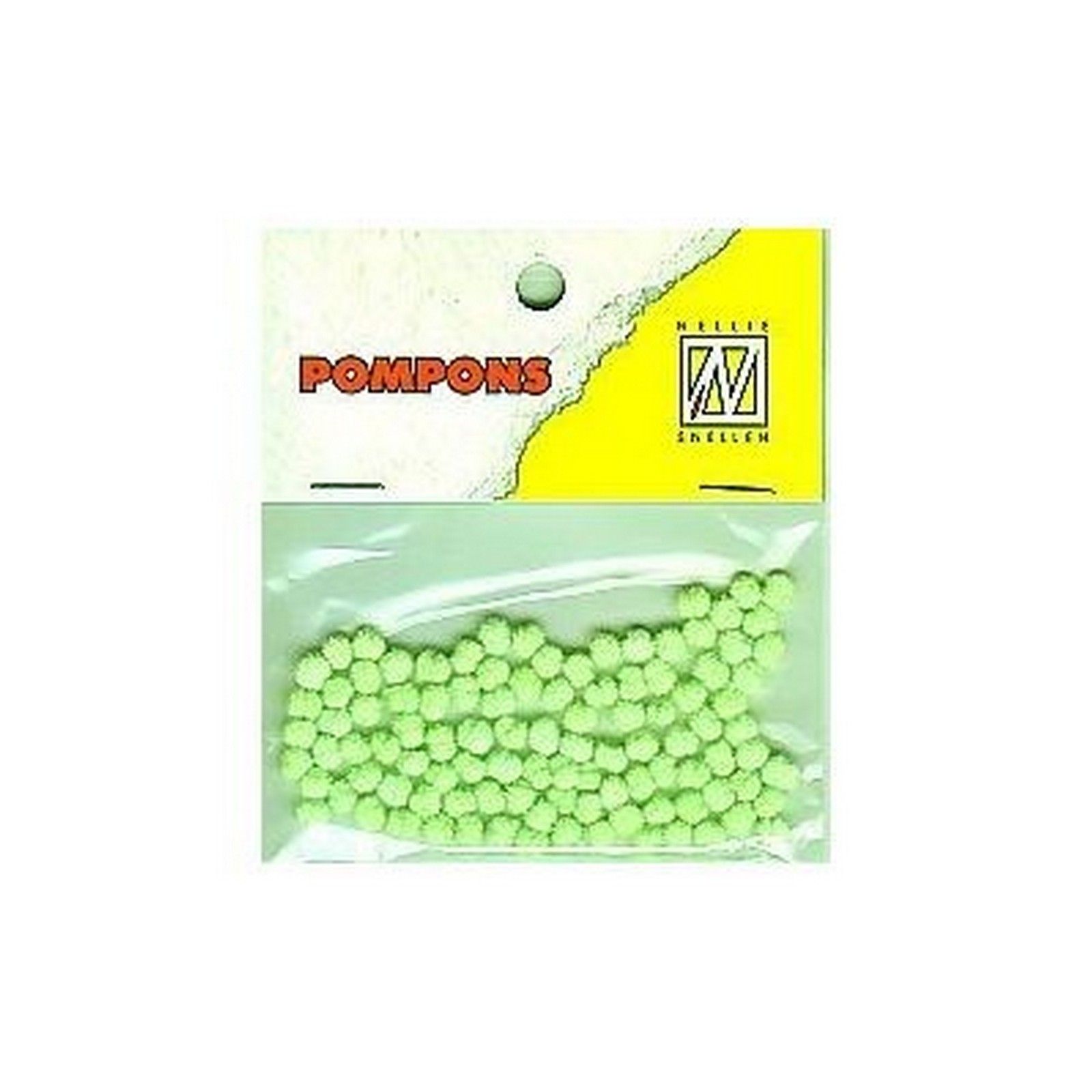 Nellie's Choice • Pompoms Mini 3mm 100stuks/pkg Col. 33 Neon Green