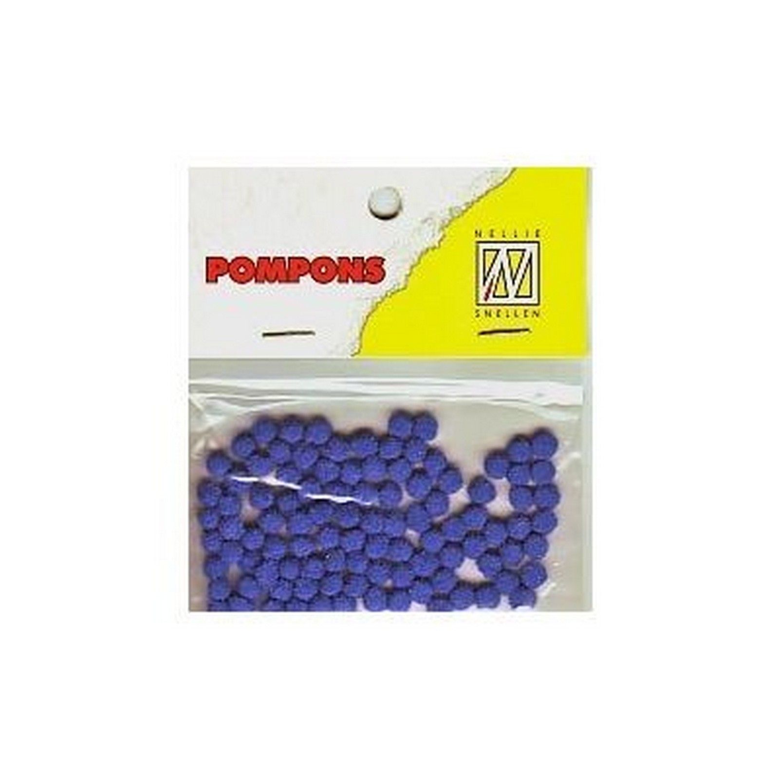 Nellie's Choice • Pompoms Mini 3mm 100stuks/pkg Col. 09 Royal Blue