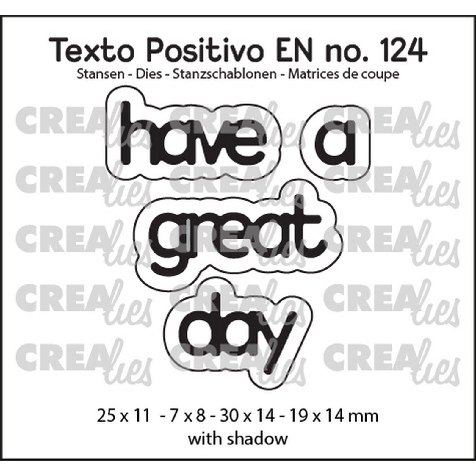 Crealies • Texto Positivo EN Dies Have A Great Day