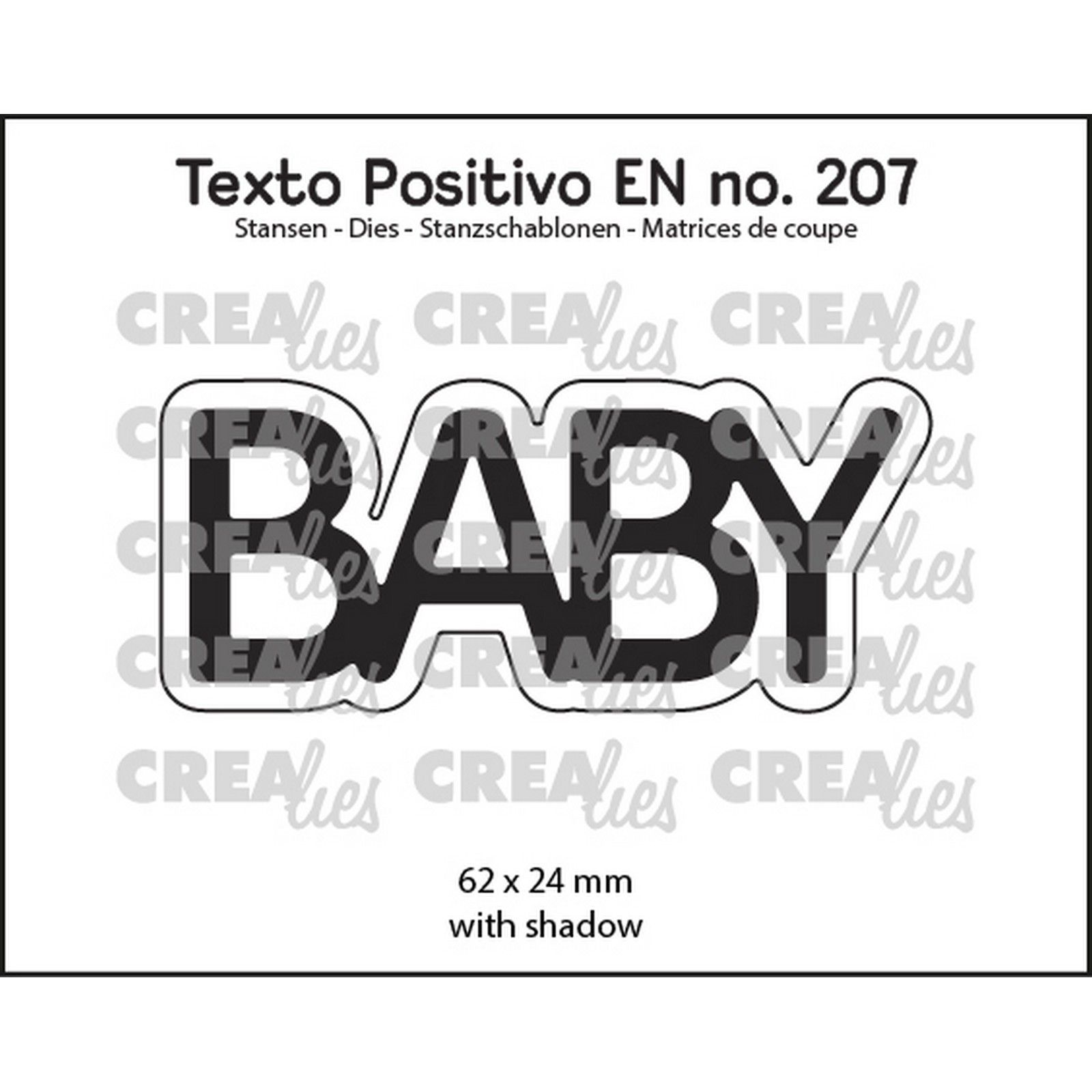 Crealies • Texto Positivo Stans Baby