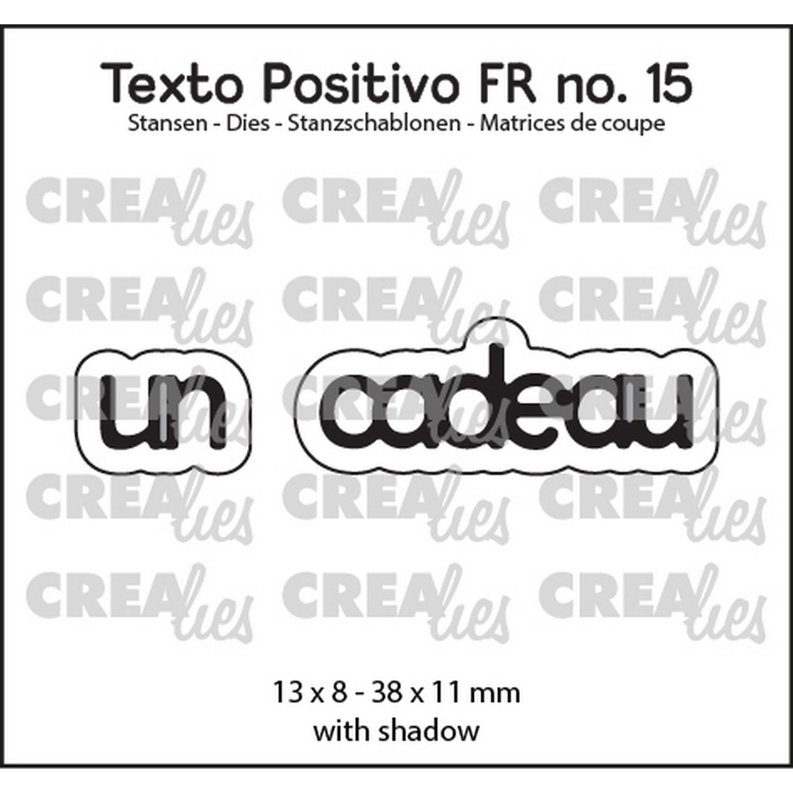 Crealies • Texto Positivo un cadeau