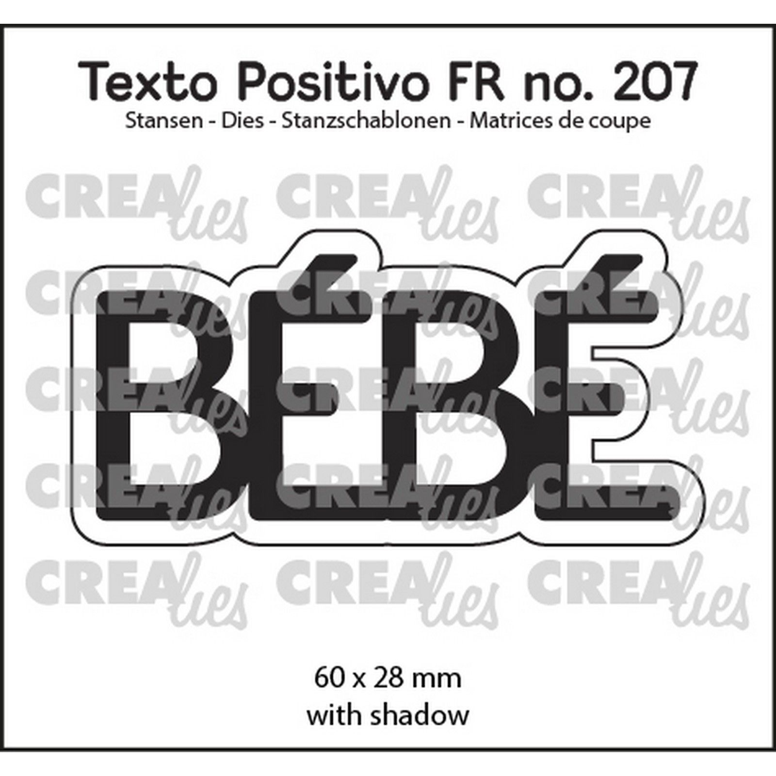 Crealies • Texto Positivo Stans Bébé