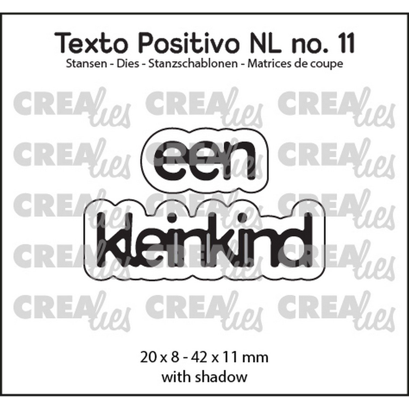 Crealies • Texto Positivo NL Dies Een Kleinkind