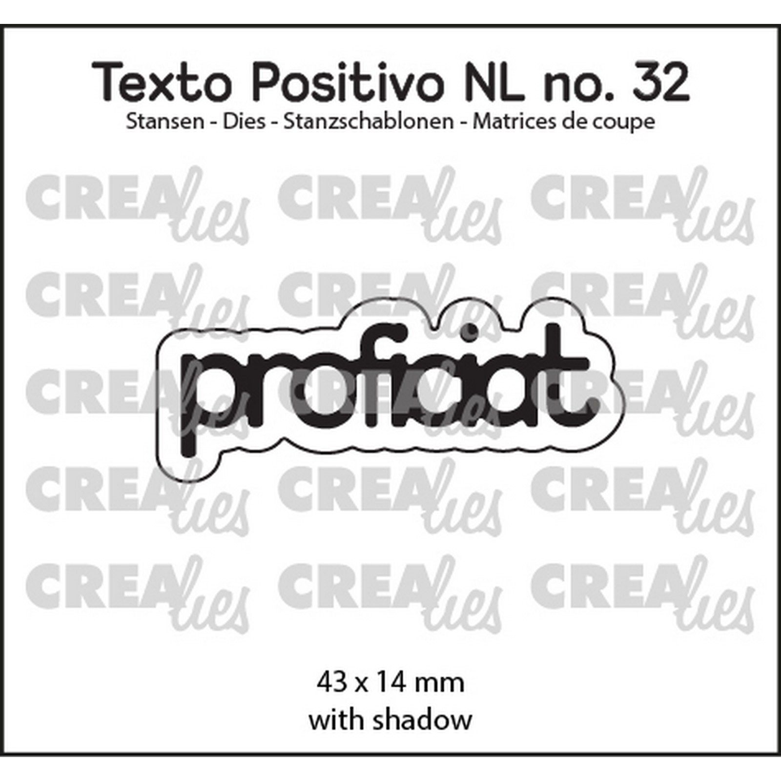 Crealies • Texto Positivo NL Dies Proficiat