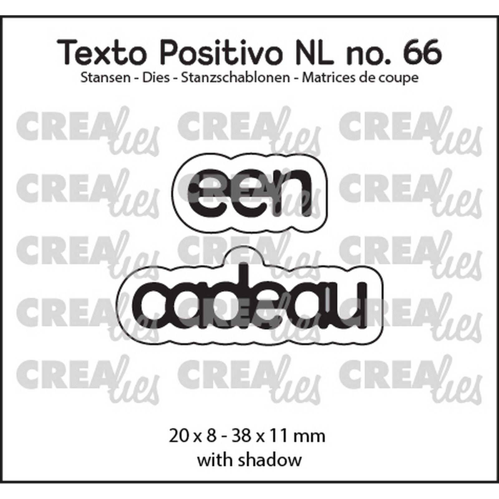 Crealies • Texto Positivo een cadeau