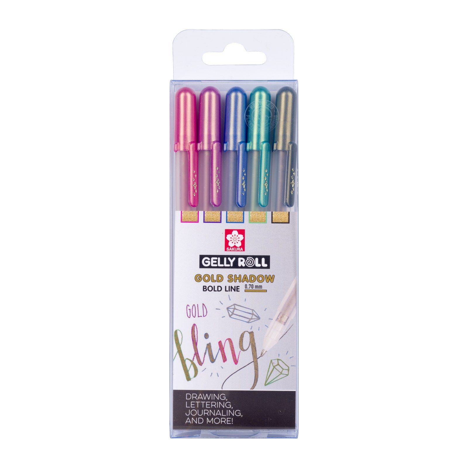 Sakura • Gelly Roll Gel Pen Gold Shadow Set