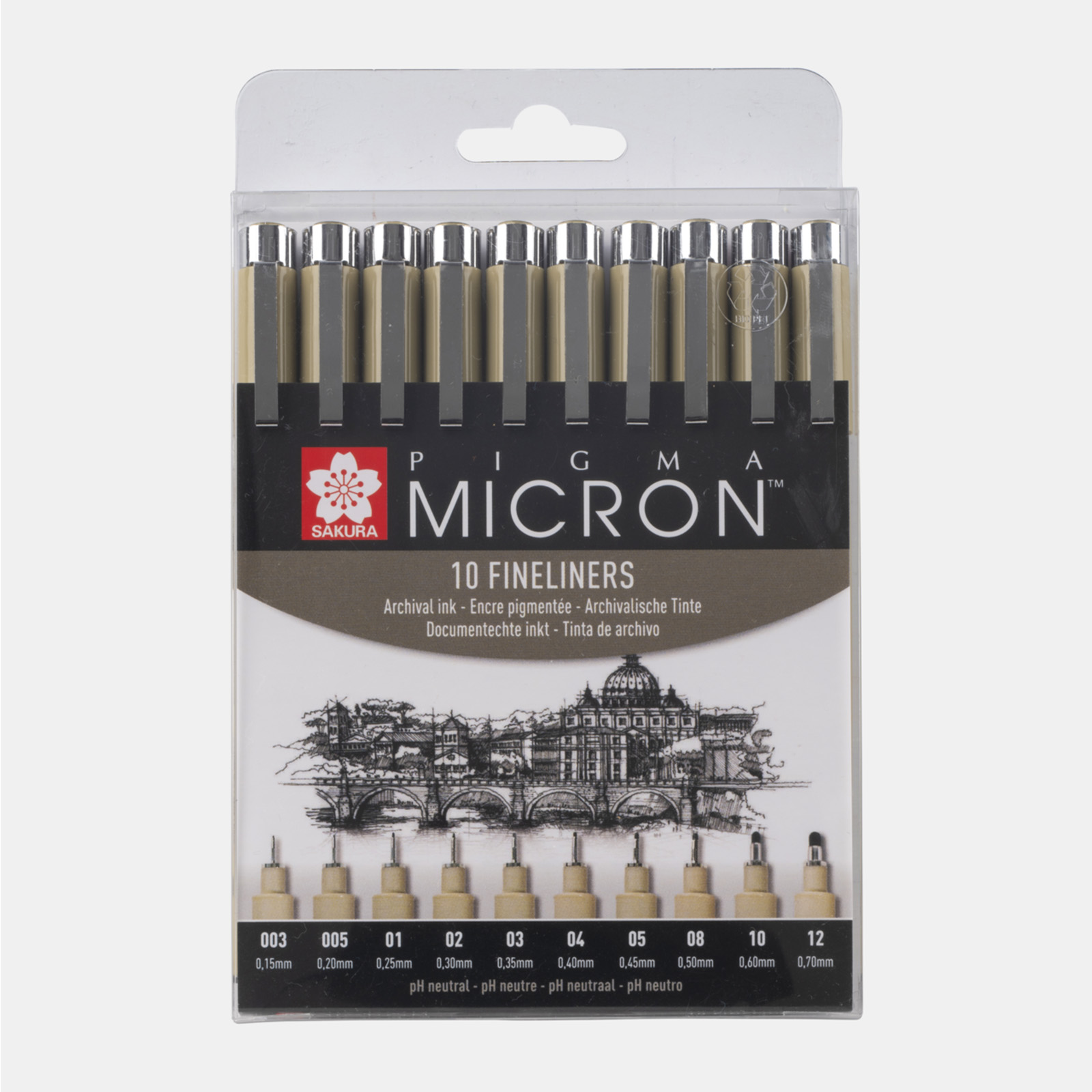 Sakura Pigma Micron Graphic Pen 0.20 mm (005) Black (Box of 12