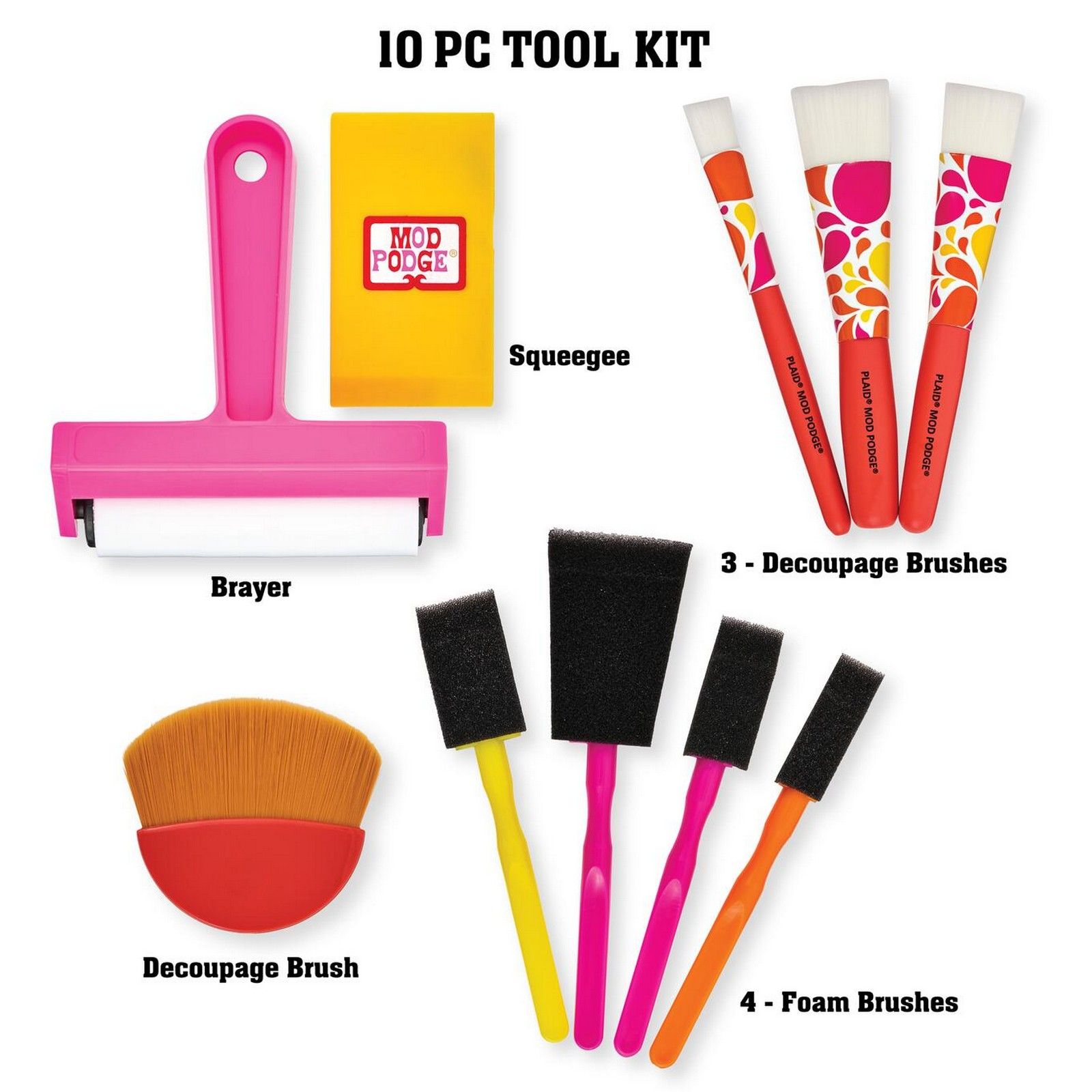 Mod Podge • Tools Kit 10 pc