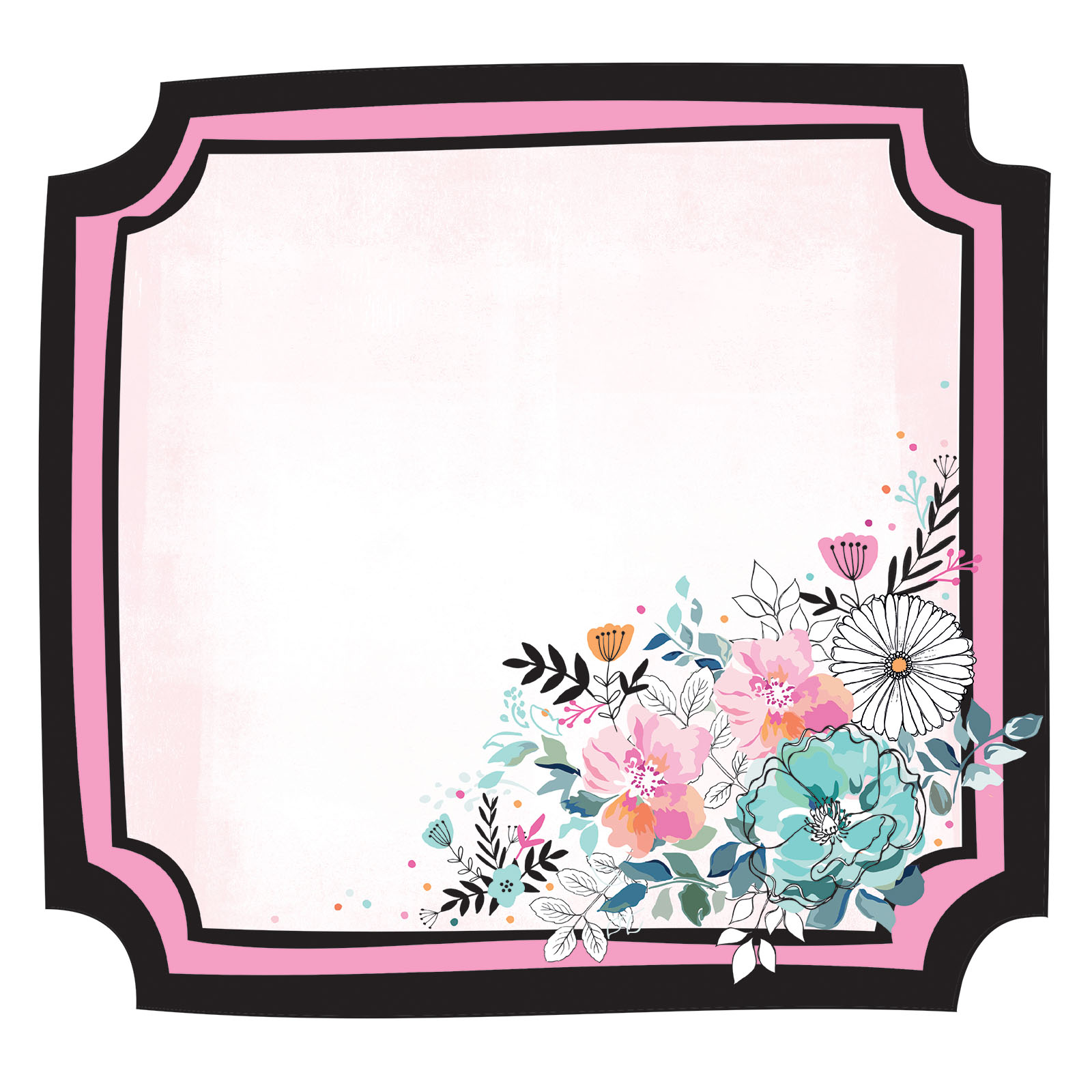 Kaisercraft • Die Cut 30,5X30,5Cm Blessed Floral Frame