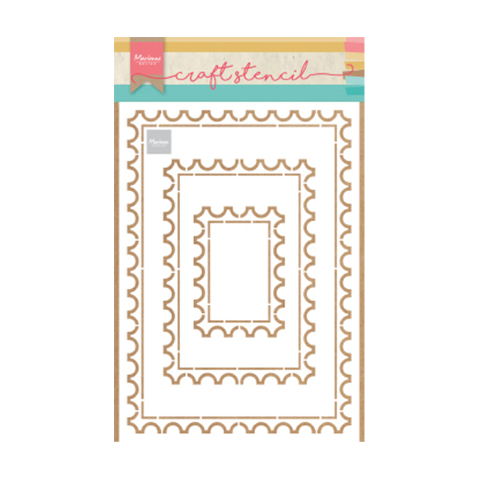 Marianne Design • Craft stencil Post Card