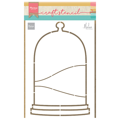 Marianne Design • Craft stencil Bell jar by Marleen