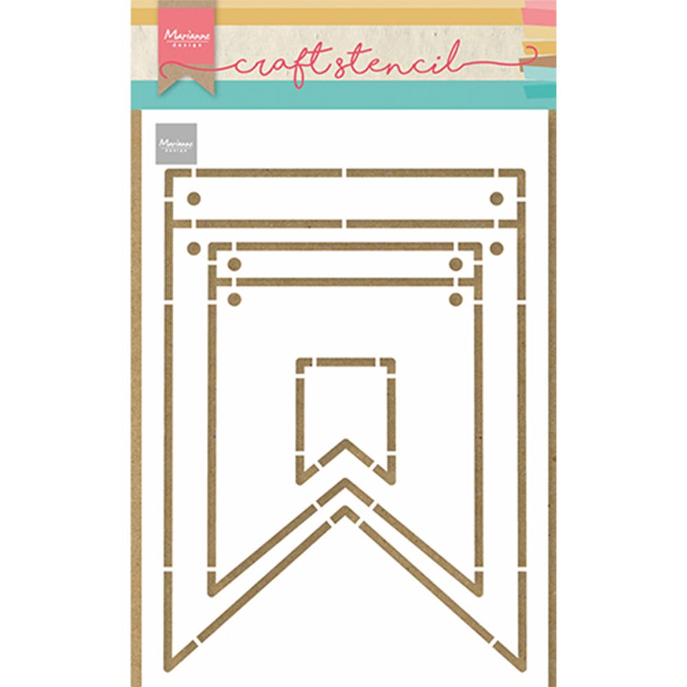 Marianne Design • Craft stencil Banner