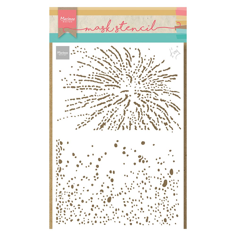 Marianne Design • Mask stencils Tiny's bubbles & sparkles