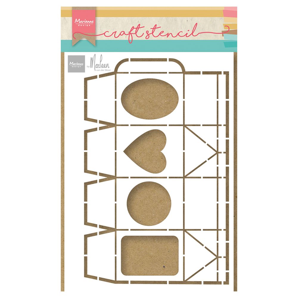 Marianne Design • Craft stencil Milk karton by Marleen