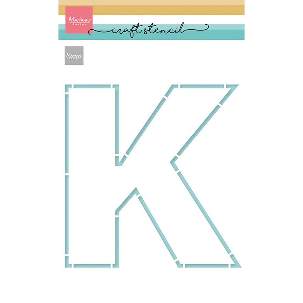 Marianne Design • Craft Stencils K-Letter