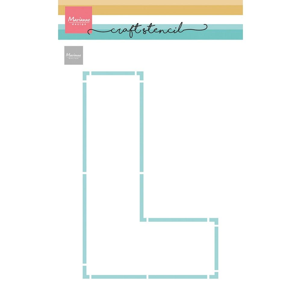 Marianne Design • Craft Stencil L-Letter