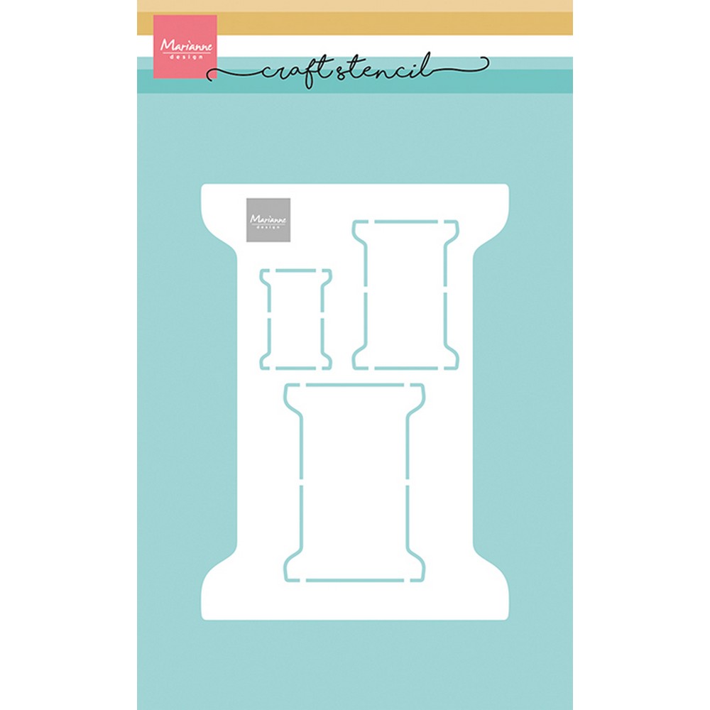 Marianne Design • Craft Stencil - Spool A5; 210 x 148 mm