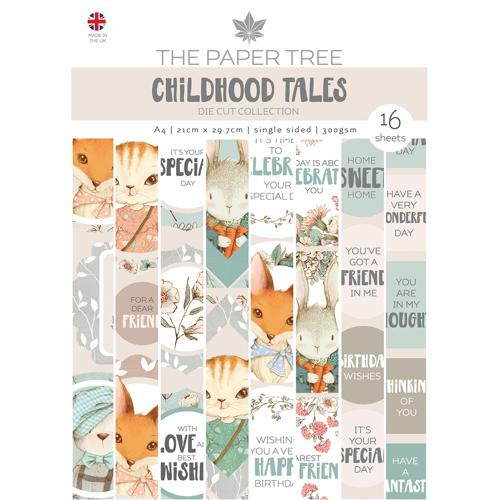 The Paper Tree • Childhood tales A4 die cut sheets