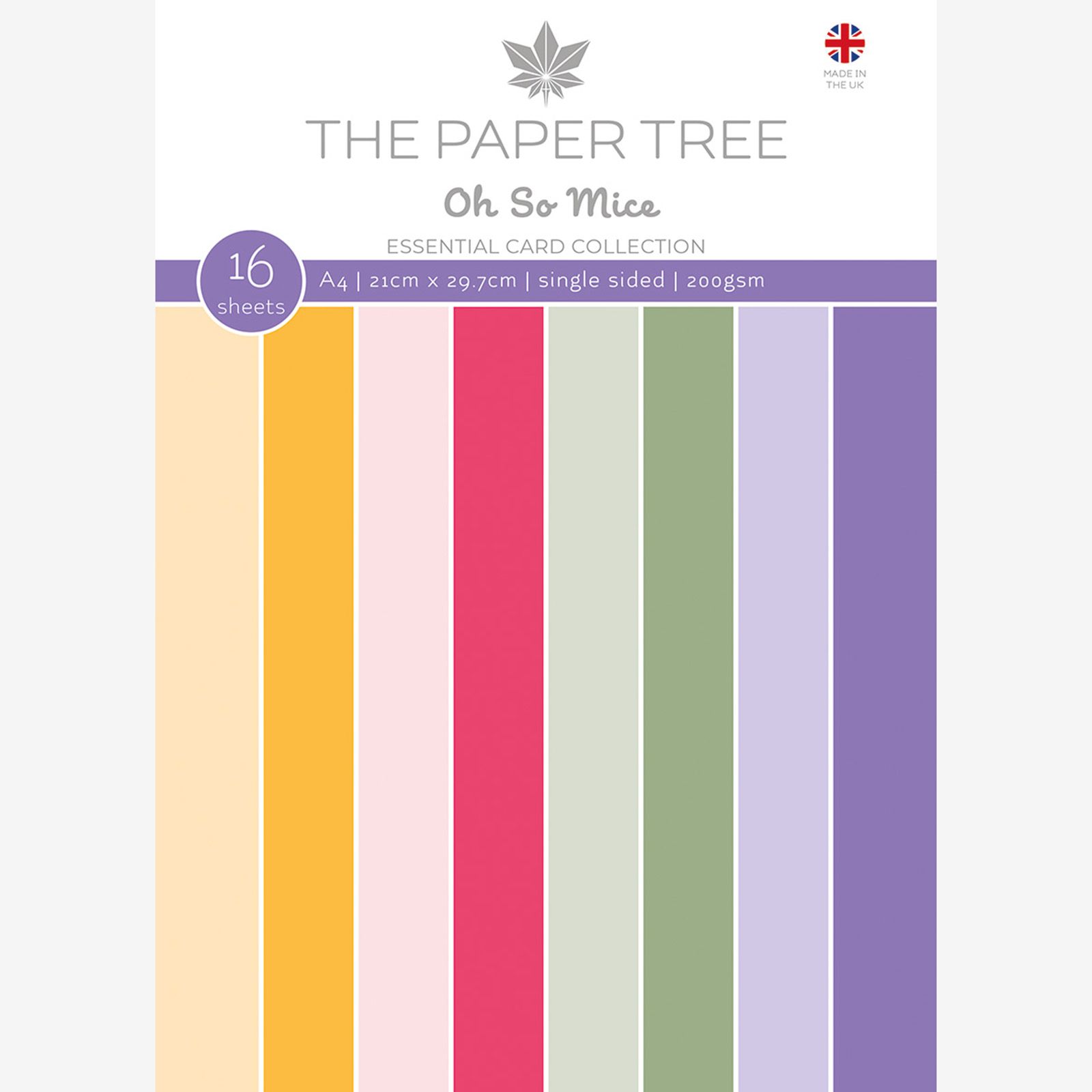 The Paper Tree • Oh So Mice Essential Colour Card