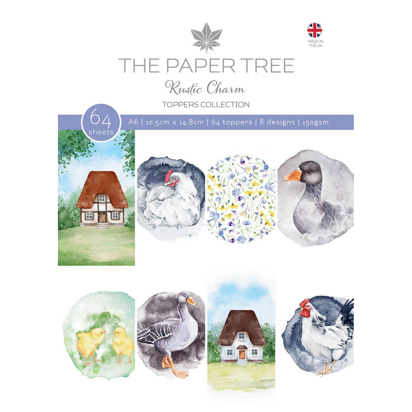 The Paper Tree • Rustic Charm Topper Pad A6
