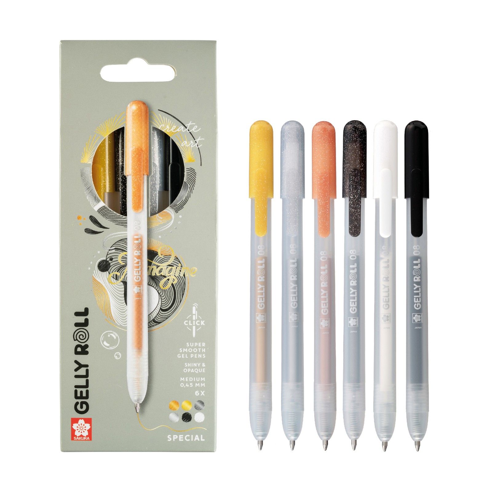 Sakura • Gelly Roll Retractable Special Mix Set 6pcs