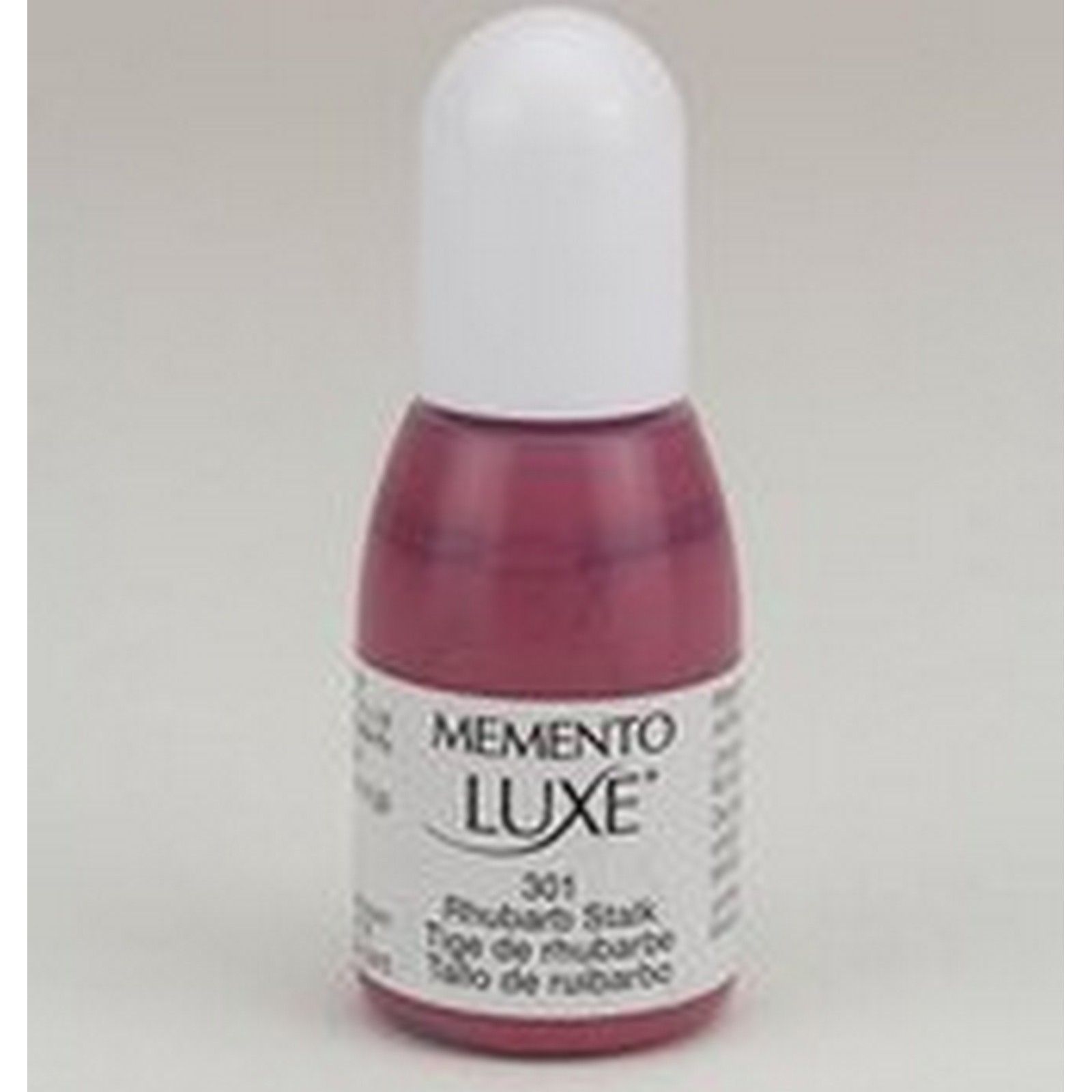 Tsukineko • Memento Luxe Reinker Navulling Inkt 15ml Rhubarb Stalk