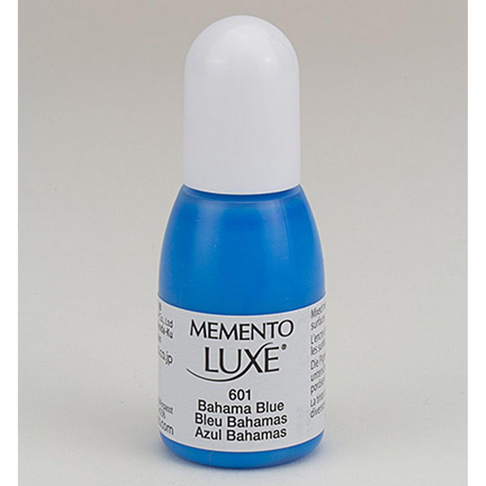 Tsukineko • Memento Luxe Reinker Navulling Inkt 15ml Bahama Blue